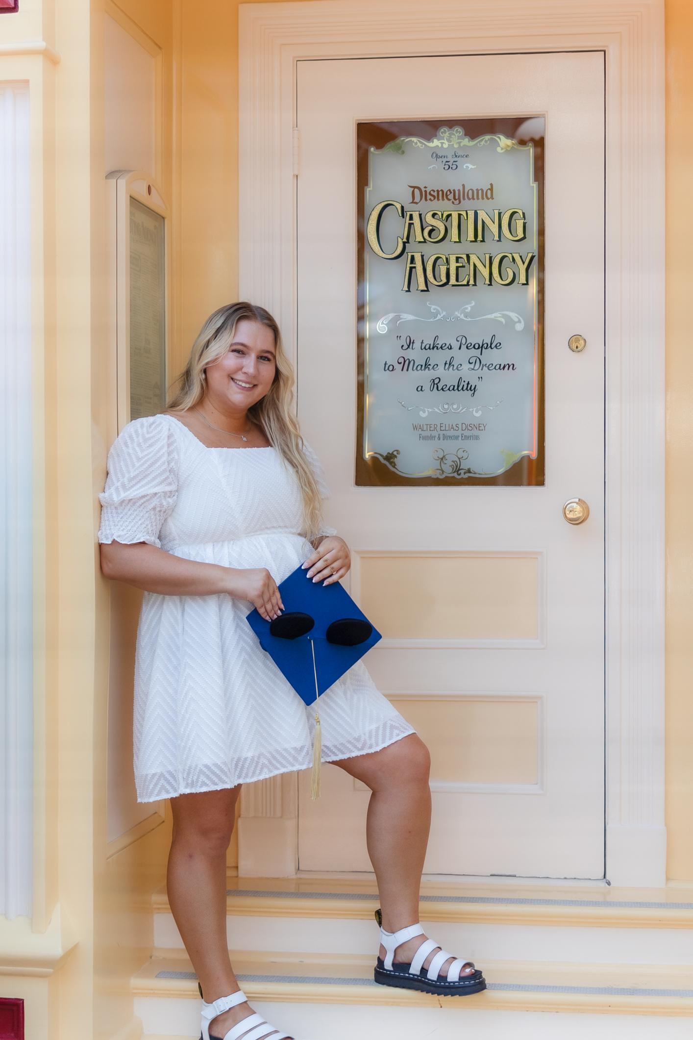 Capturing Magic: Catherine's Disneyland Graduation Session